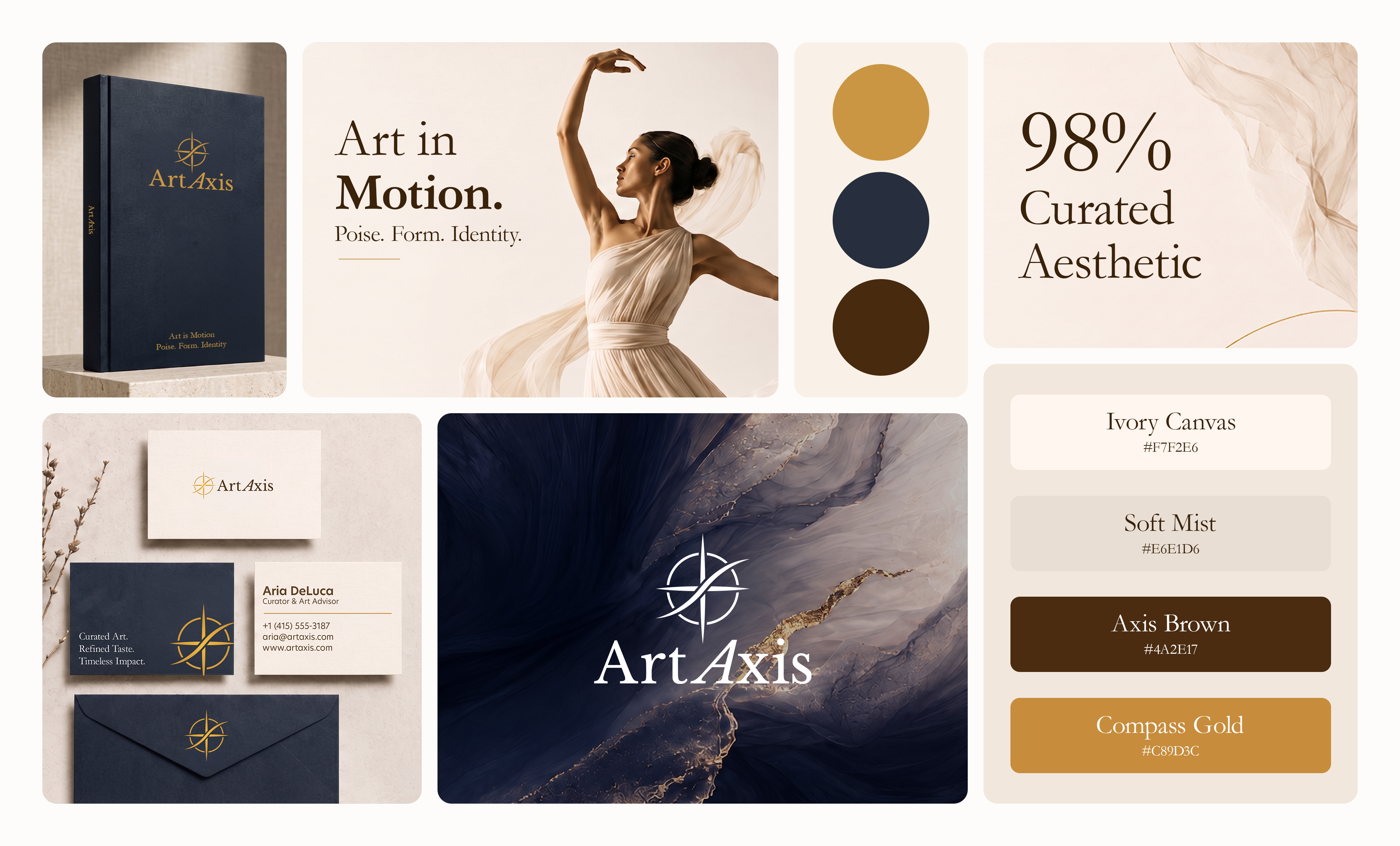 Minimal Luxury Wordmark Logo | Custom Branding Identity